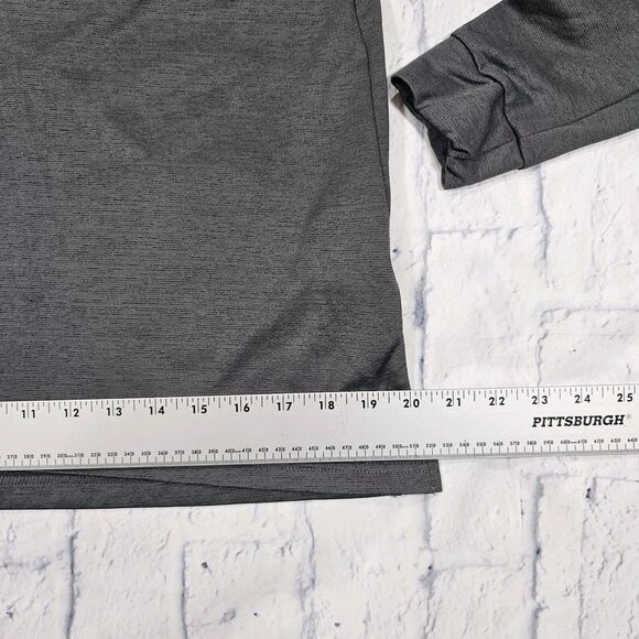 Nike MENS SZ S Superset Training 1/4 Zip Gray Stripe Golf Gym Athletic CZ1212 - Picture 3 of 10